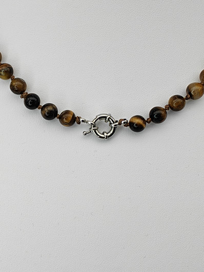 Vintage tiger eye necklace
