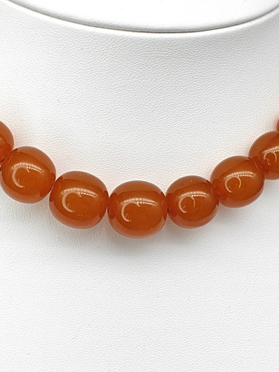 Vintage Baltic amber necklace 42 cm