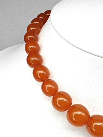 Vintage Baltic amber necklace 42 cm