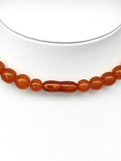 Vintage Baltic amber necklace 42 cm