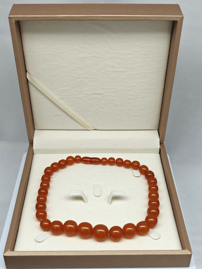 Vintage Baltic amber necklace 42 cm