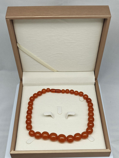 Vintage Baltic amber necklace 42 cm