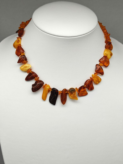Vintage Baltic Amber necklace 48 cm