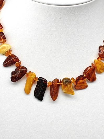 Vintage Baltic Amber necklace 48 cm