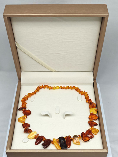 Vintage Baltic Amber necklace 48 cm