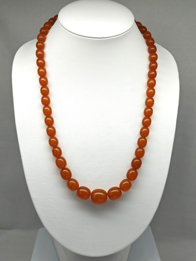 Vintage Baltic amber necklace 72 cm
