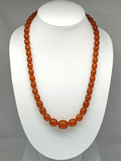 Vintage Baltic amber necklace 72 cm
