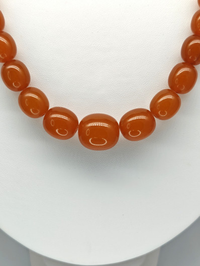 Vintage Baltic amber necklace 72 cm