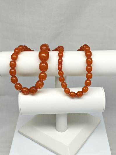 Vintage Baltic amber necklace 72 cm