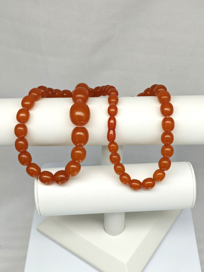 Vintage Baltic amber necklace 72 cm