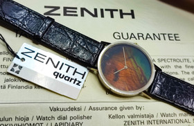 Zenith Finlandia unique watch with spectrolite dial