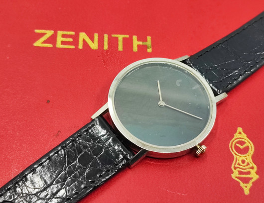 Zenith Finlandia unique watch with spectrolite dial