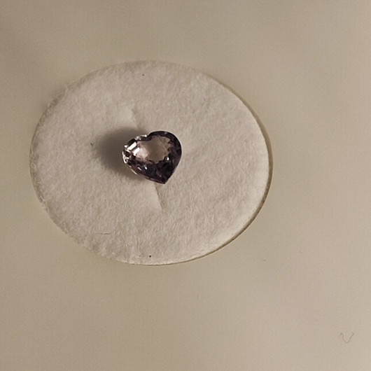 Aleksandriitti harvinainen 0,49 ct sydän hionta 
