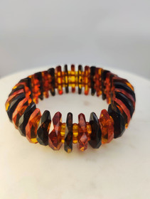 Baltic Amber beaded beads bracelet 