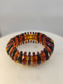 Baltic Amber beaded beads bracelet 