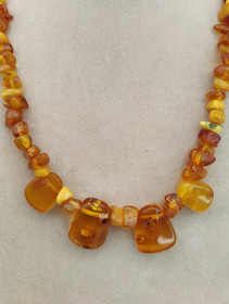 Vintage Baltic Amber necklace 51cm