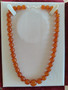 Vintage Itä-meren meripihka kaulakoru 46cm