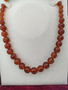 Vintage Itä-meren meripihka kaulakoru 48cm