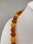 Vintage Itä-meren meripihka valikoiduista helmistä, 70cm