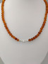 Vintage Itä-meren meripihka kaulakoru 65cm