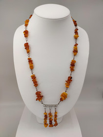 Vintage Baltic Amber necklace 77cm