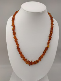 Vintage Itä-meren Meripihka setti, helmet ja korvakorut