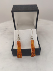 Vintage Baltic amber earrings