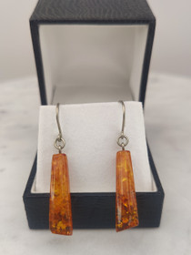 Vintage Baltic amber earrings
