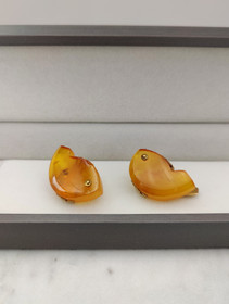 Vintage Baltic amber silver Cufflinks