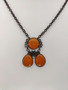 Vintage Baltic Amber necklace 56 cm