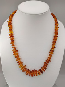 Vintage Baltic Amber necklace 65 cm