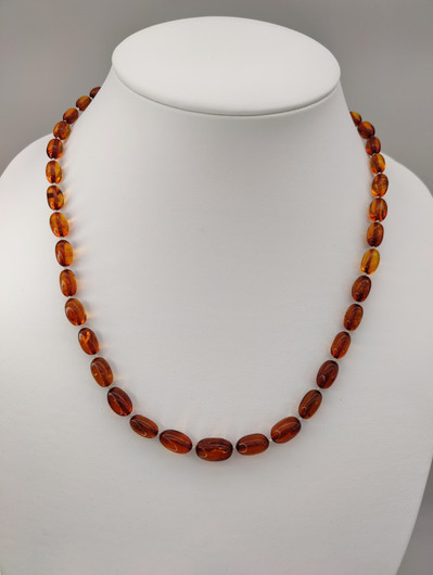 Vintage Baltic amber necklace 61cm