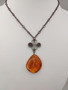 Vintage Itä-meren Meripihka kaulakoru 63 cm