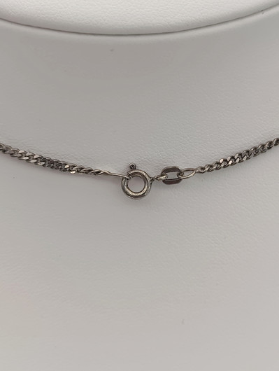 Vintage Itä-meren  Meripihka hopealla riipuksella ja ketjulla 39cm