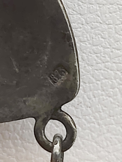 Vintage Itä-meren  Meripihka hopealla riipuksella ja ketjulla 39cm