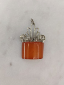 Vintage pendant with Baltic Amber 