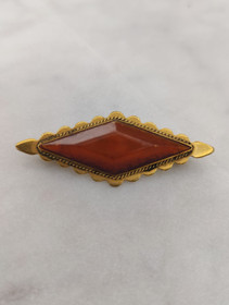 Vintage Baltic amber brooch