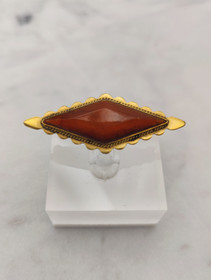 Vintage Baltic amber brooch