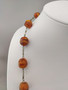 Unique Vintage Baltic Amber necklace 66 cm