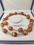 Unique Vintage Baltic Amber necklace 66 cm
