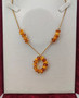 Vintage Itä-meren Meripihka kaulakoru 53 cm
