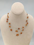 Vintage Itä-meren Meripihka kaulakoru 43 cm