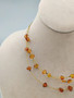 Vintage Itä-meren Meripihka kaulakoru 41 cm
