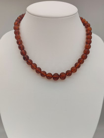 Vintage Baltic amber necklace 53cm