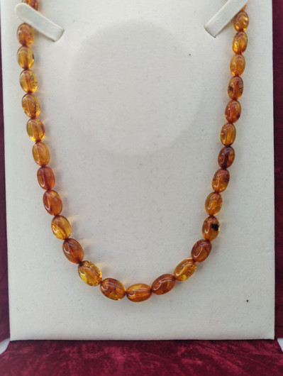 Vintage Baltic Amber necklace 54 cm