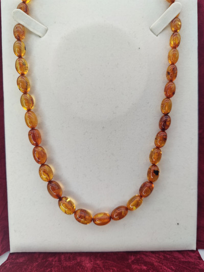 Vintage Baltic Amber necklace 54 cm