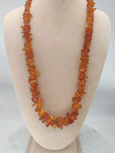 Vintage Baltic Amber necklace 66 cm