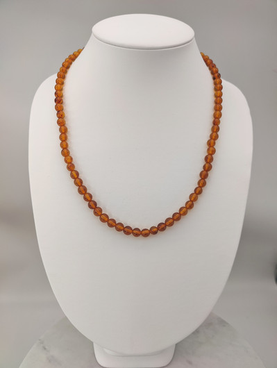 Vintage Baltic amber necklace 65cm