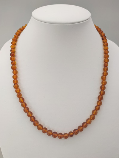 Vintage Baltic amber necklace 65cm