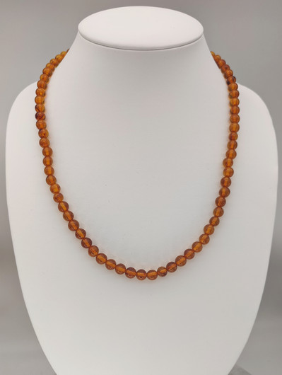 Vintage Baltic amber necklace 65cm